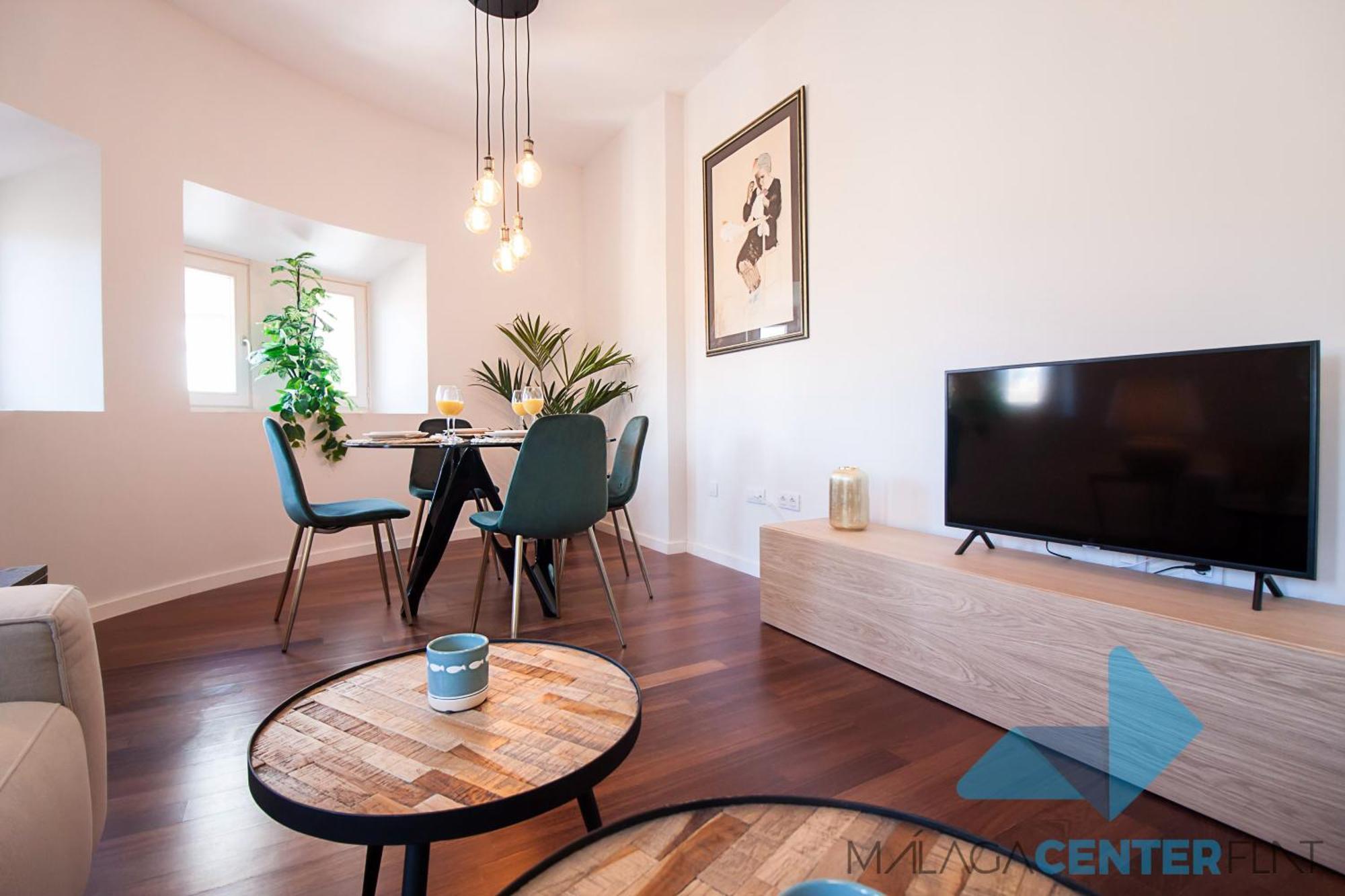 Malaga Center Flat Luxury Lejlighed Værelse billede